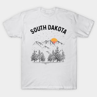 South Dakota State Vintage Retro T-Shirt